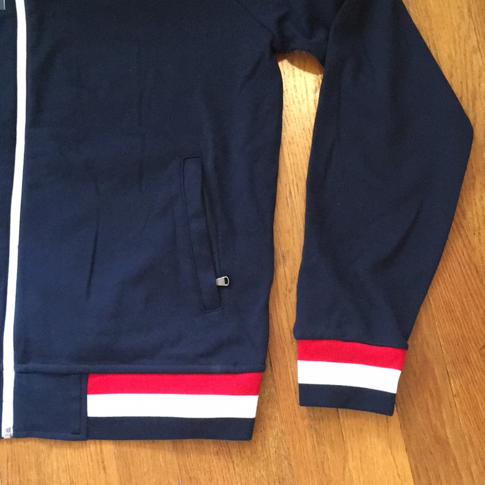 Ralph Lauren Navy Aviator Cotton Jacket - Picture 4 of 5